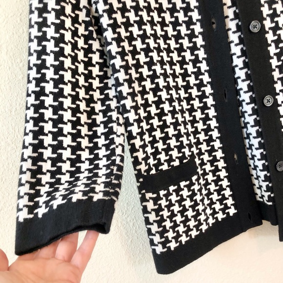 LAND’S END Houndstooth Jacket - Picture 3 of 7